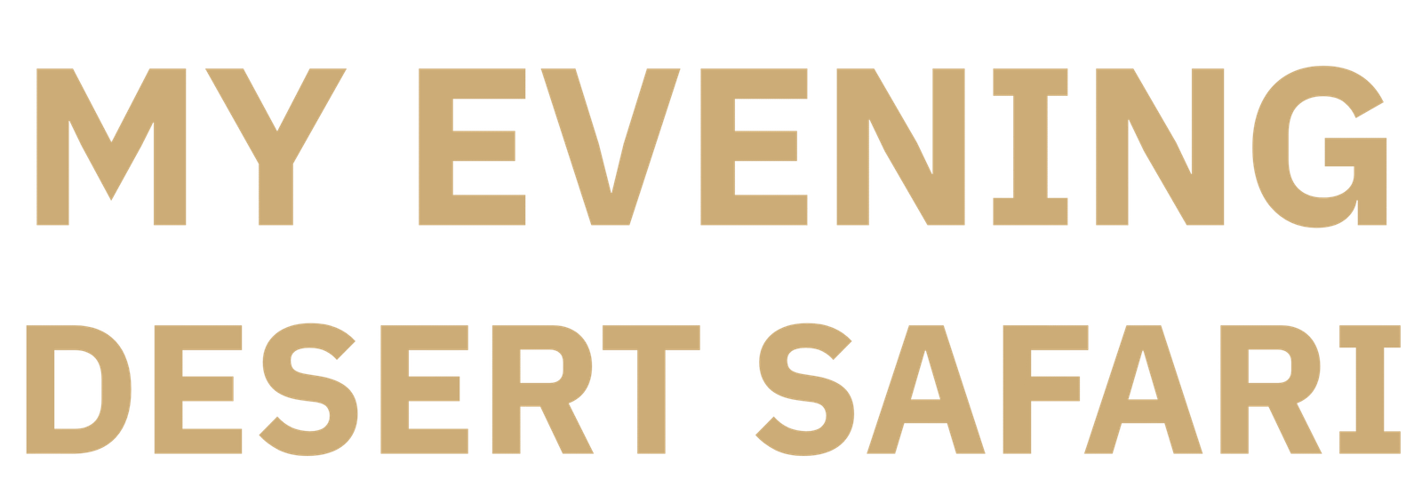 My Evening Safari Dubai